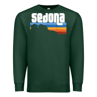 Sports Green cute retro i love sedona arizona desert sunset az t shirt Premium Sweatshirt - linhVisuals