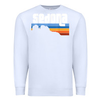 White cute retro i love sedona arizona desert sunset az t shirt Premium Sweatshirt - linhVisuals