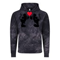 Cloud Black Minnie Mouse Vintage Hoodie - CowhideDigitalArt
