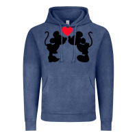 Vintage Denim Minnie Mouse Vintage Hoodie - CowhideDigitalArt