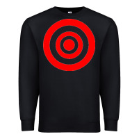 Black bullseye target Premium Sweatshirt - linhVisuals
