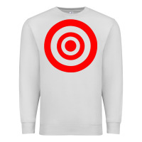 Dove Grey bullseye target Premium Sweatshirt - linhVisuals
