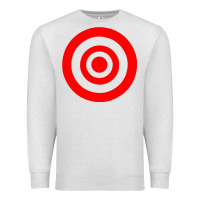 Oatmeal Heather bullseye target Premium Sweatshirt - linhVisuals