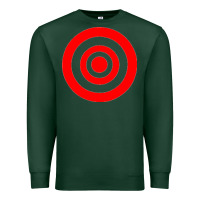 Sports Green bullseye target Premium Sweatshirt - linhVisuals