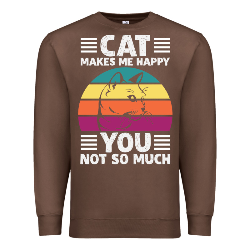 Funny Cat Lover Sarcastic Cat Memes Premium Sweatshirt by linhVisuals | Teevron