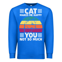 True Royal Funny Cat Lover Sarcastic Cat Memes Premium Sweatshirt - linhVisuals