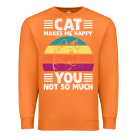 Carrot Funny Cat Lover Sarcastic Cat Memes Premium Sweatshirt - linhVisuals