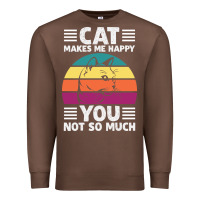Chestnut Funny Cat Lover Sarcastic Cat Memes Premium Sweatshirt - linhVisuals