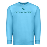 Ocean Blue cathay pacific essential Premium Sweatshirt - linhVisuals