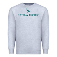 Heather Grey cathay pacific essential Premium Sweatshirt - linhVisuals