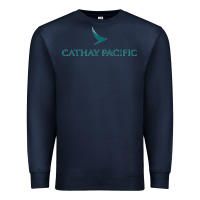 Navy cathay pacific essential Premium Sweatshirt - linhVisuals