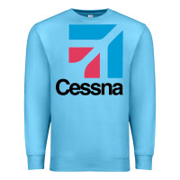 Ocean Blue cessnas Premium Sweatshirt - linhVisuals