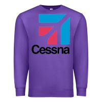 Purple cessnas Premium Sweatshirt - linhVisuals