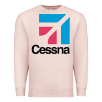 Pale Pink cessnas Premium Sweatshirt - linhVisuals