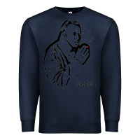 Navy christopher hitchens essential Premium Sweatshirt - linhVisuals