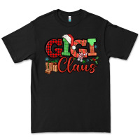 Black Gigi claus christmas mother's day Premium Tee - HowdyJamesFarm