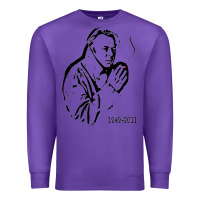Purple christopher hitchens essential Premium Sweatshirt - linhVisuals