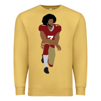 Antique Gold colin kaepernick kneeling classic Premium Sweatshirt - linhVisuals
