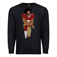 Black colin kaepernick kneeling classic Premium Sweatshirt - linhVisuals