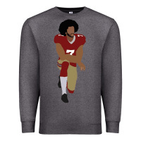 Charcoal Heather colin kaepernick kneeling classic Premium Sweatshirt - linhVisuals