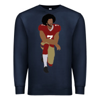 Navy colin kaepernick kneeling classic Premium Sweatshirt - linhVisuals
