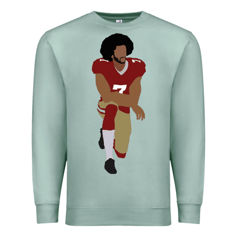 Colin Kaepernick Kneeling Classic Premium Sweatshirt by linhVisuals | Teevron