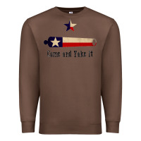 Chestnut come and take it   texas flag essential Premium Sweatshirt - linhVisuals