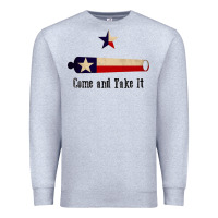 Heather Grey come and take it   texas flag essential Premium Sweatshirt - linhVisuals