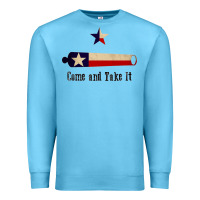 Ocean Blue come and take it   texas flag essential Premium Sweatshirt - linhVisuals
