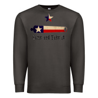 Smoke come and take it   texas flag essential Premium Sweatshirt - linhVisuals