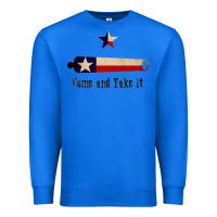 True Royal come and take it   texas flag essential Premium Sweatshirt - linhVisuals