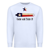 White come and take it   texas flag essential Premium Sweatshirt - linhVisuals