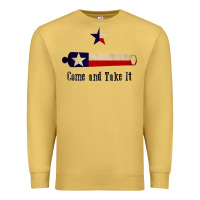 Antique Gold come and take it   texas flag essential Premium Sweatshirt - linhVisuals
