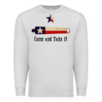 Dove Grey come and take it   texas flag essential Premium Sweatshirt - linhVisuals