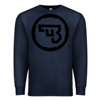 Navy cz Premium Sweatshirt - linhVisuals