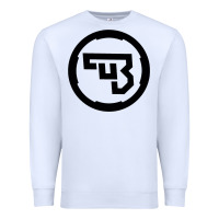 White cz Premium Sweatshirt - linhVisuals