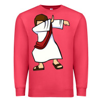 Cardinal dabbing jesus christian dab dance Premium Sweatshirt - linhVisuals
