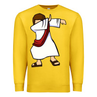 Lemon dabbing jesus christian dab dance Premium Sweatshirt - linhVisuals