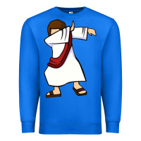 True Royal dabbing jesus christian dab dance Premium Sweatshirt - linhVisuals