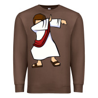 Chestnut dabbing jesus christian dab dance Premium Sweatshirt - linhVisuals