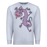 Heather Grey randall monsters Premium Sweatshirt - linhVisuals