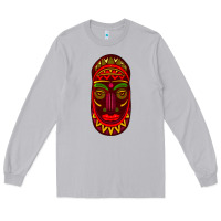 Moon Dust african masks 3 Long Sleeve Tee - BundleAndBundleShop