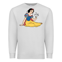 Dove Grey snow white Premium Sweatshirt - linhVisuals