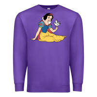 Purple snow white Premium Sweatshirt - linhVisuals