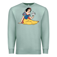 Seafoam snow white Premium Sweatshirt - linhVisuals