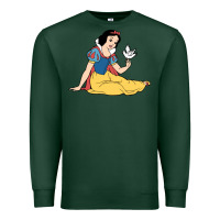 Sports Green snow white Premium Sweatshirt - linhVisuals