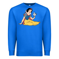 True Royal snow white Premium Sweatshirt - linhVisuals