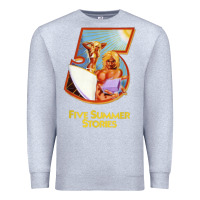 Heather Grey five 5 summer stories t shirt Premium Sweatshirt - linhVisuals