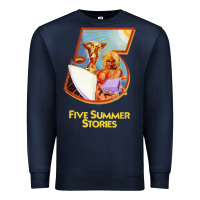 Navy five 5 summer stories t shirt Premium Sweatshirt - linhVisuals