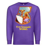 Purple five 5 summer stories t shirt Premium Sweatshirt - linhVisuals